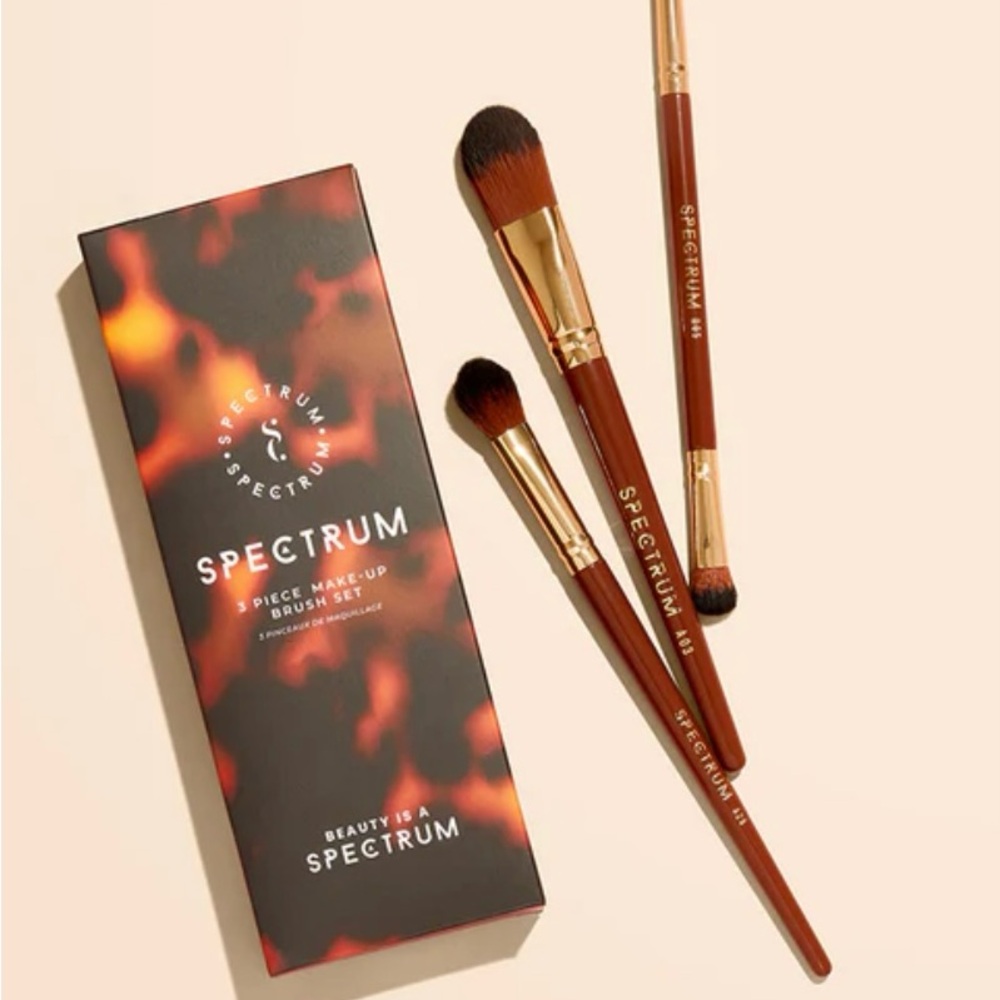 Pantherine 3 Piece Makeup Brush Set